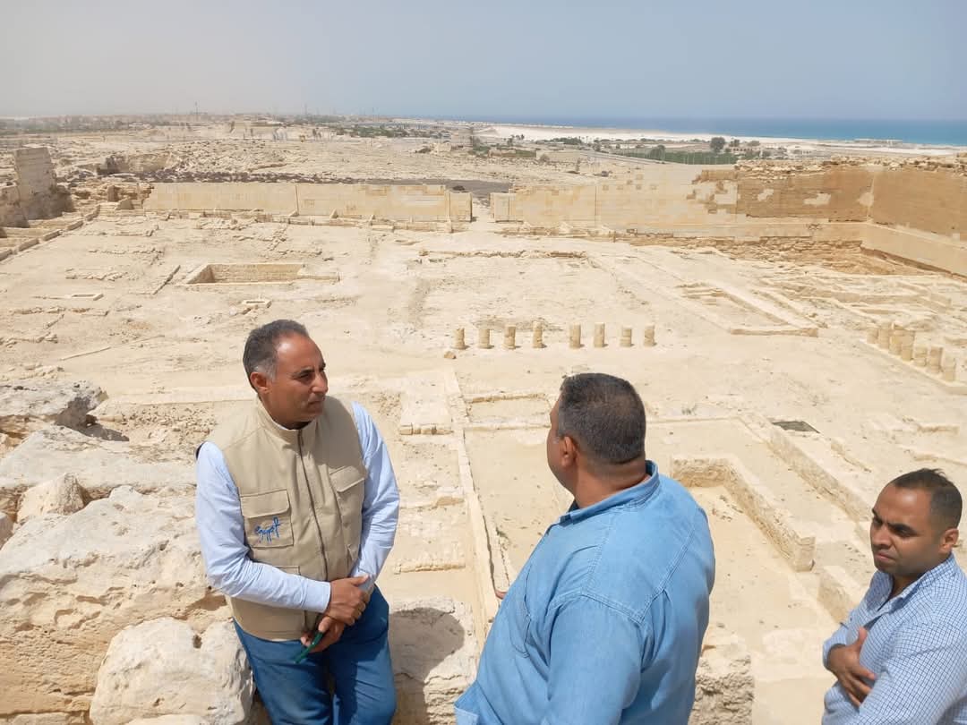 جانب من الجولة الأثرية