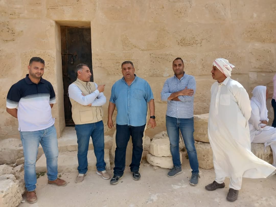 جانب من الجولة الأثرية