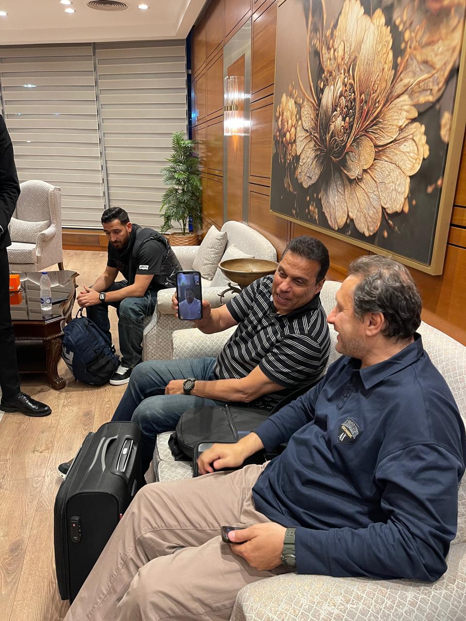 وصول الفوج الأول للرياضيين من ليبيا بقيادة البدري