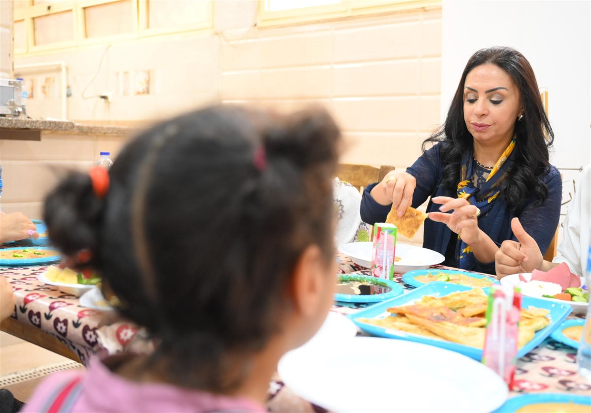 وزيرة التضامن خلال زيارتها