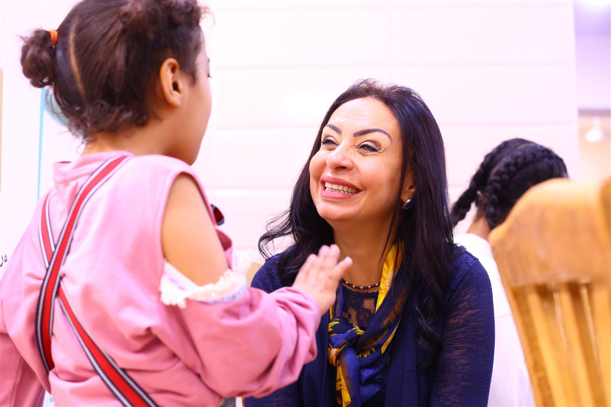 وزيرة التضامن خلال زيارتها