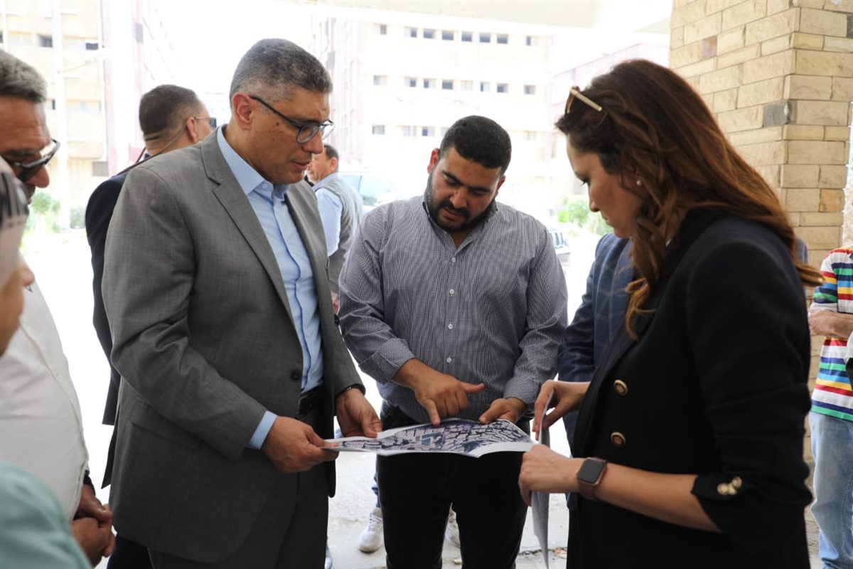 جانب من جولة محافظ الجيزة