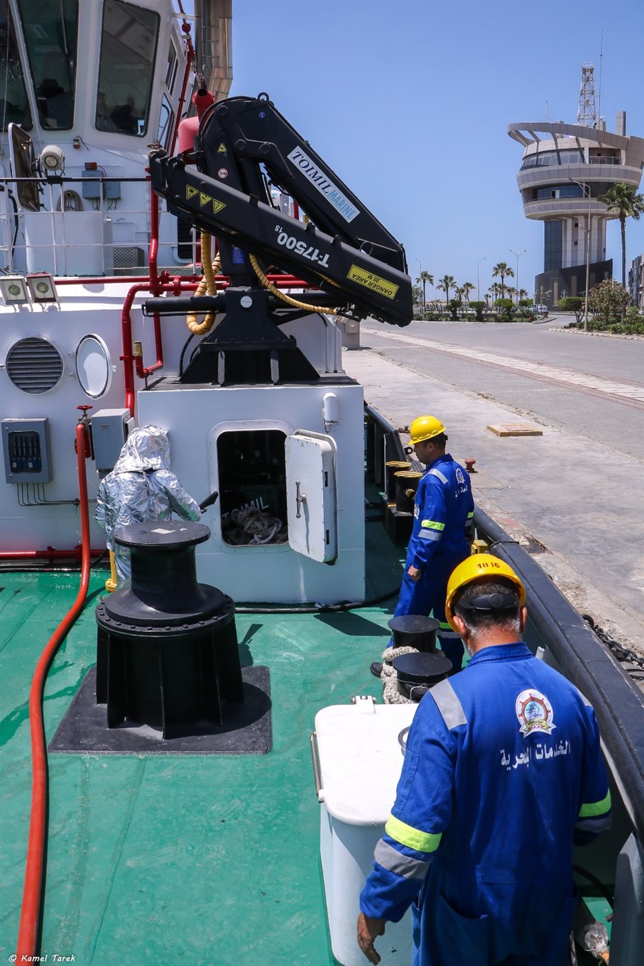 مراجعة أنشطة ميناء دمياط