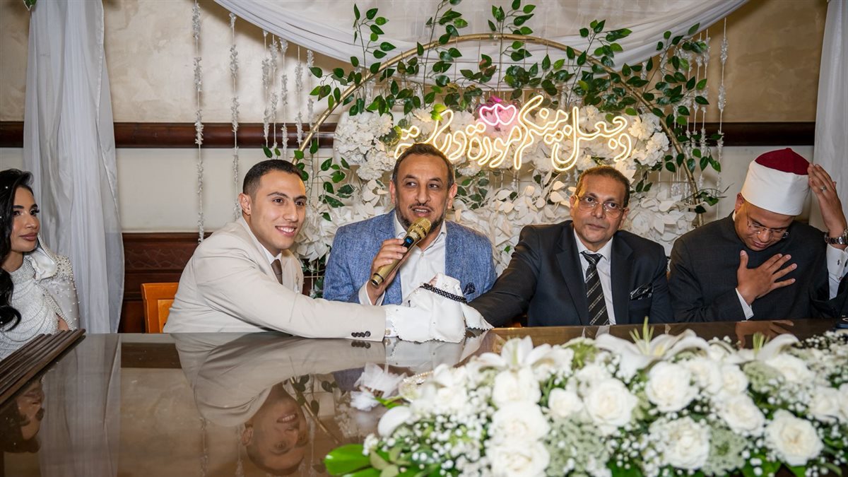 عقد قران نور الدين عبد السلام ومايدا النوري