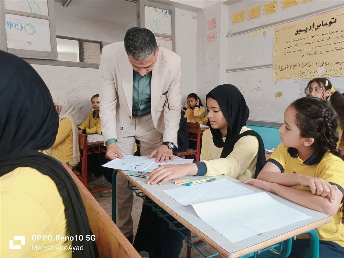 جولة وكيل وزارة التعليم في الجيزة