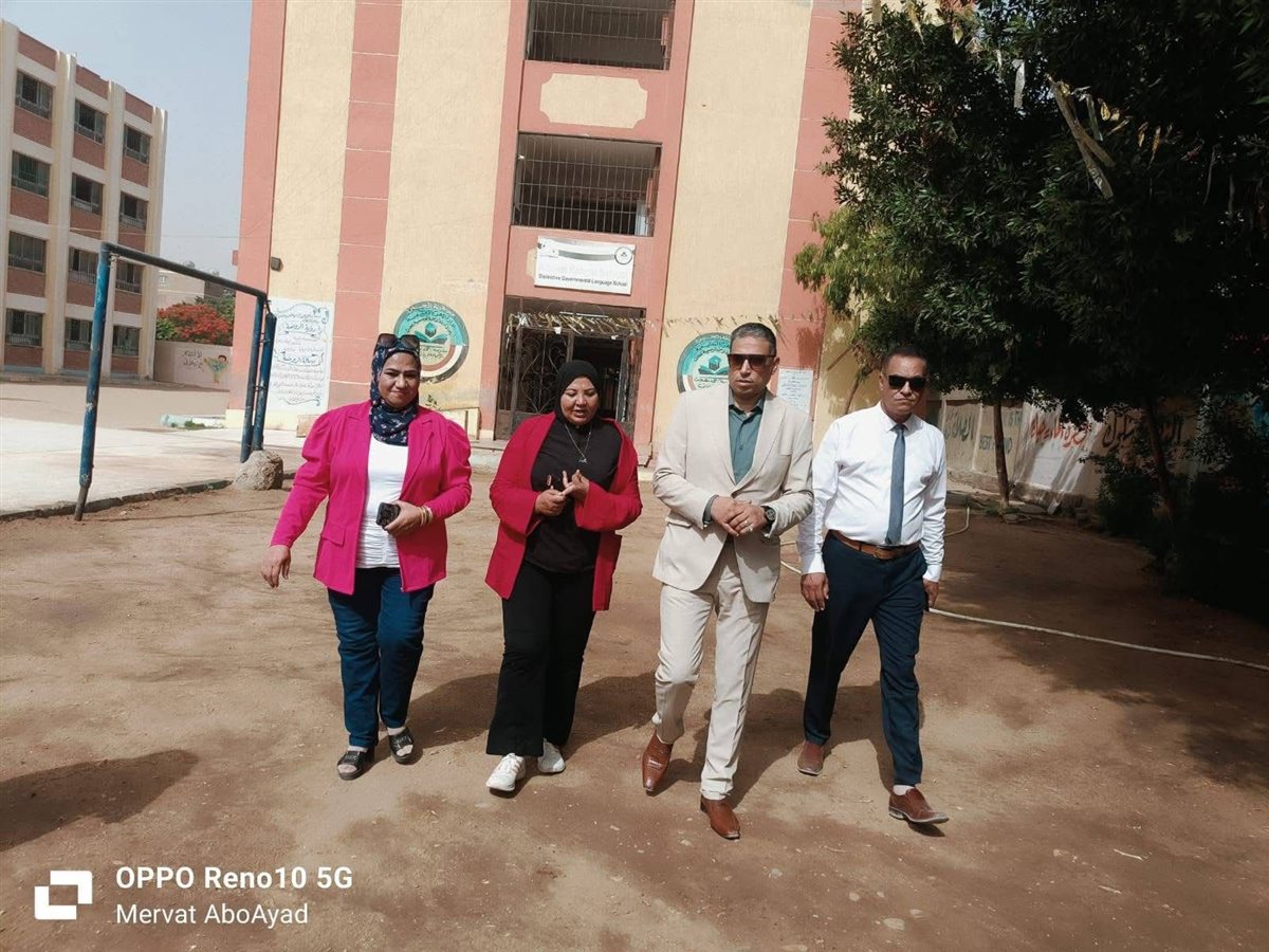 جولة وكيل وزارة التعليم في الجيزة