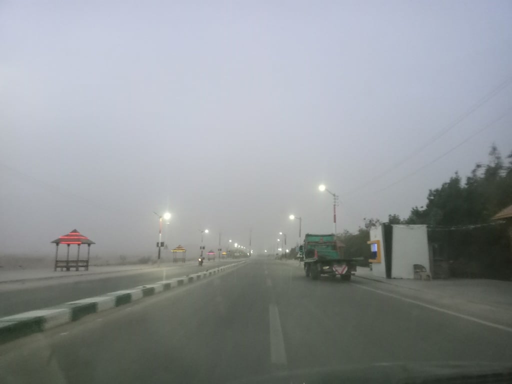 عواصف ترابية تضرب الوادى الجديد