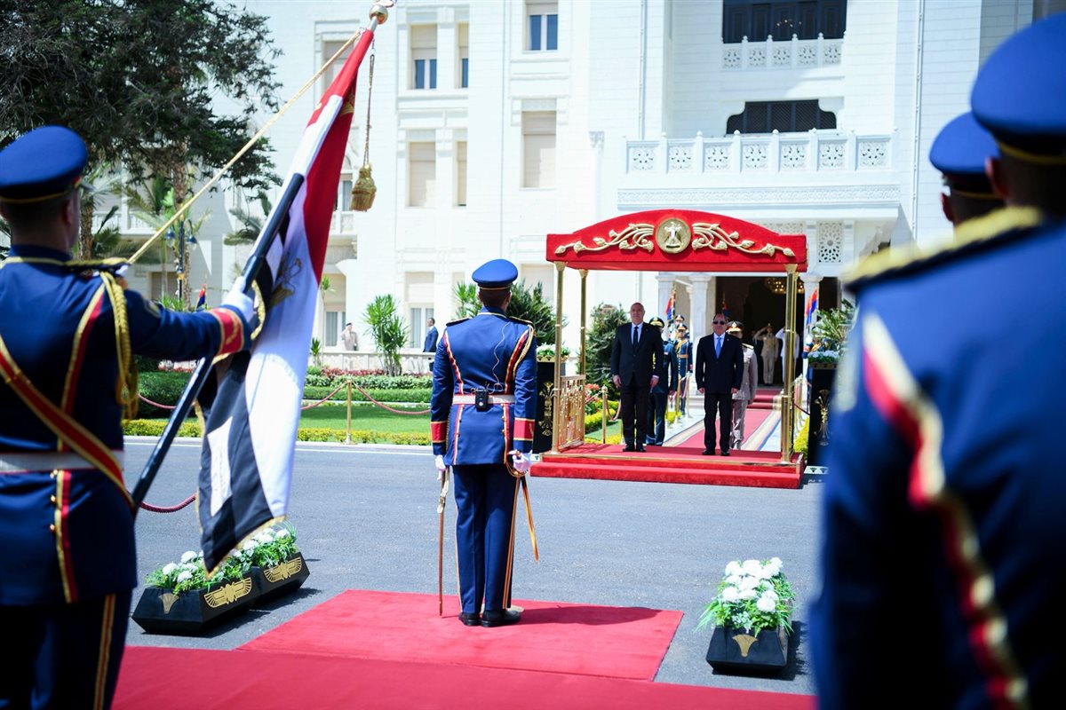 الرئيس السيسي والرئيس اللبناني جوزاف عون 