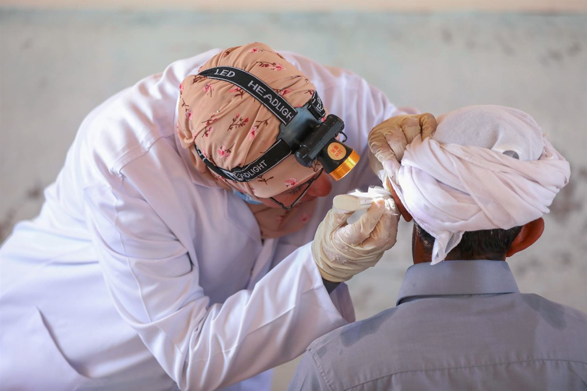 جانب من الكشف الطبي