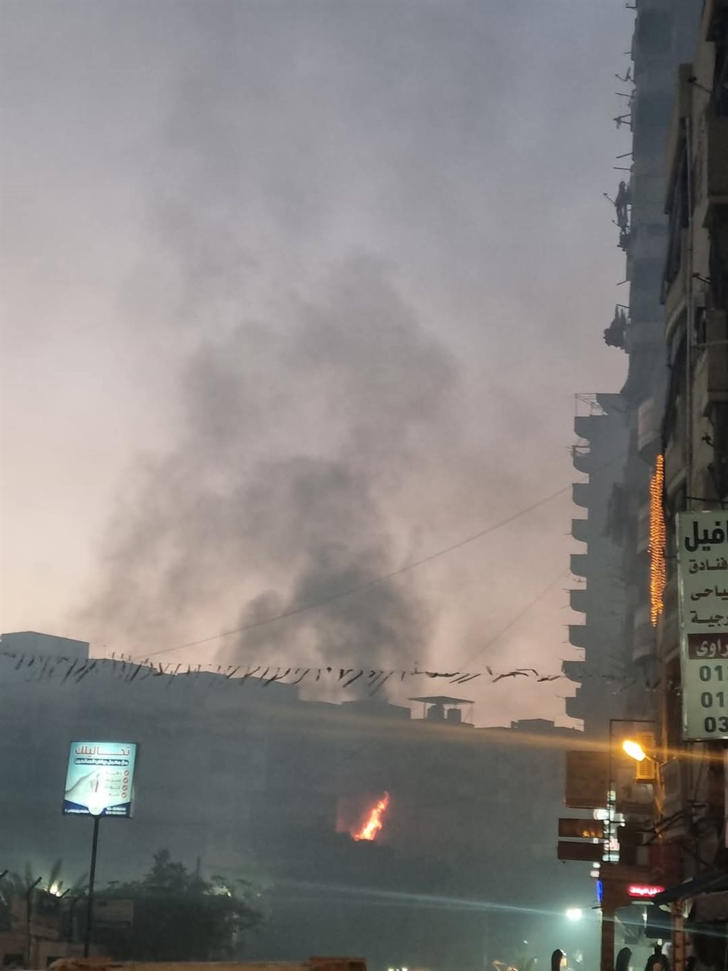 حريق بشقة سكنية بالإسكندرية 