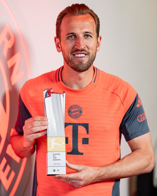 هاري كين يتوج بجائزة أفضل لاعب في الدوري الألماني