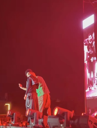 مروان موسى وعفروتو في حفل مشروع ميم