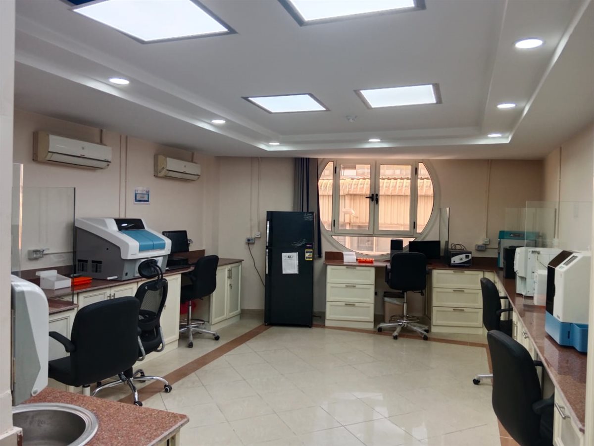 جانب من الأجهزة الجديدة في التأمين الصحي بالمنوفية