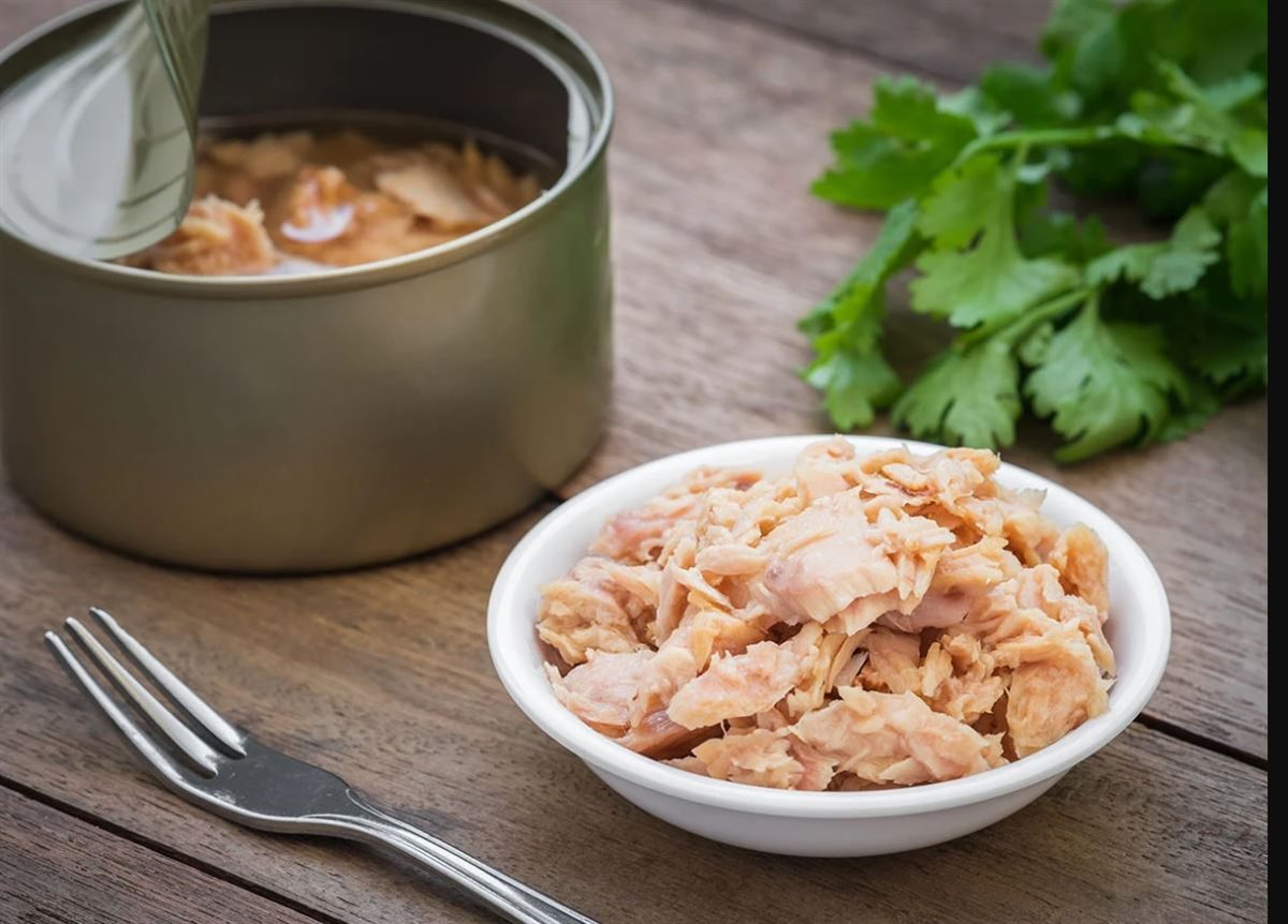 سلطة التونة بالأفوكادو والخس