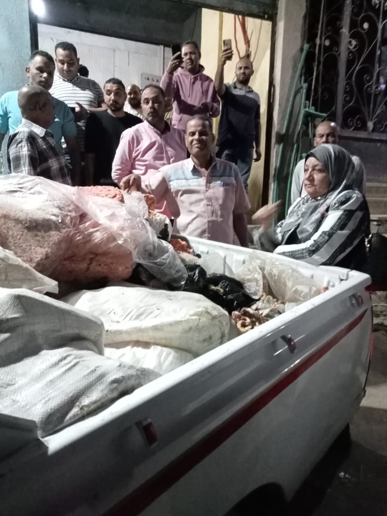 ضبط أطنان اللحوم والدواجن الفاسدة 