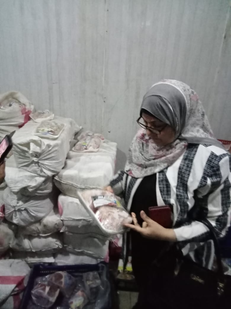 ضبط أطنان اللحوم والدواجن الفاسدة 