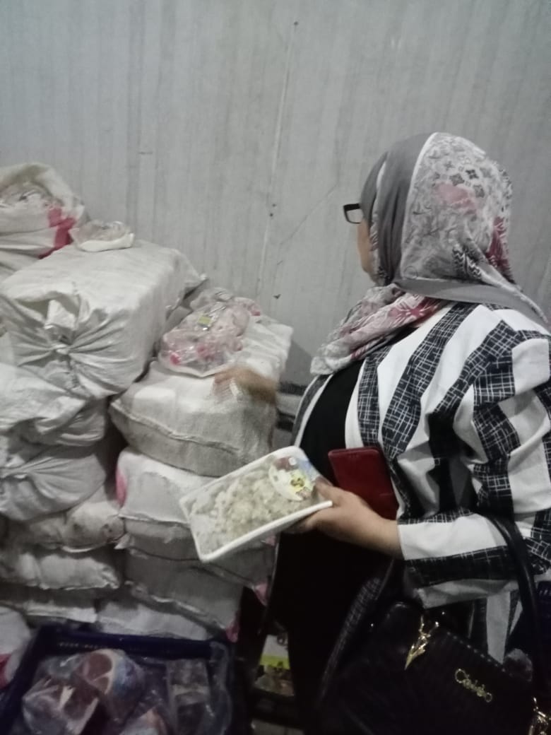 ضبط أطنان اللحوم والدواجن الفاسدة 