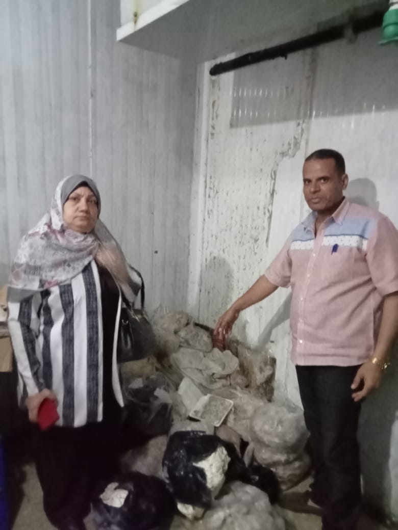 ضبط أطنان اللحوم والدواجن الفاسدة 