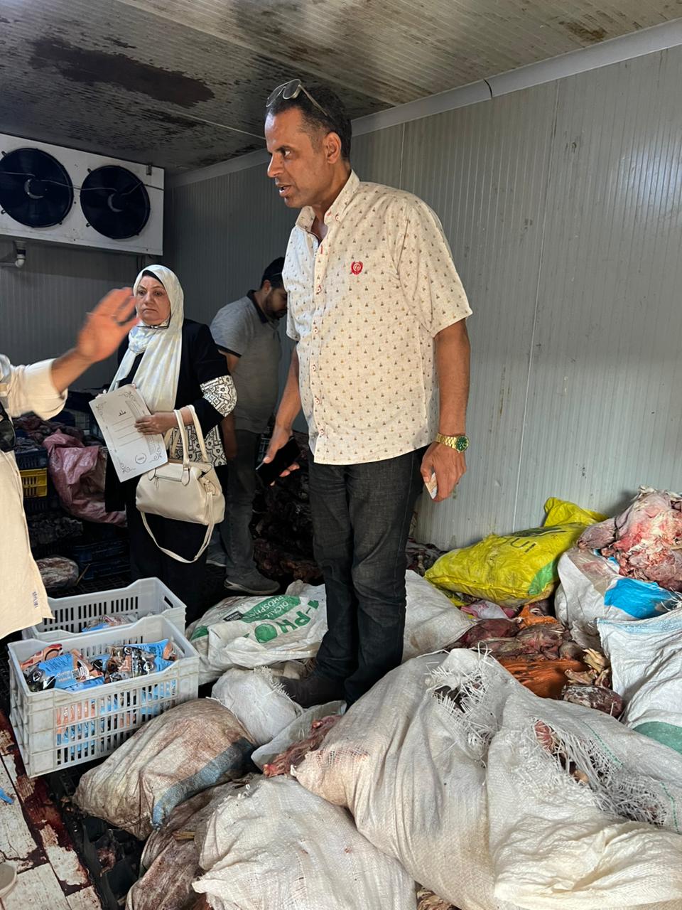 ضبط أطنان اللحوم والدواجن الفاسدة 