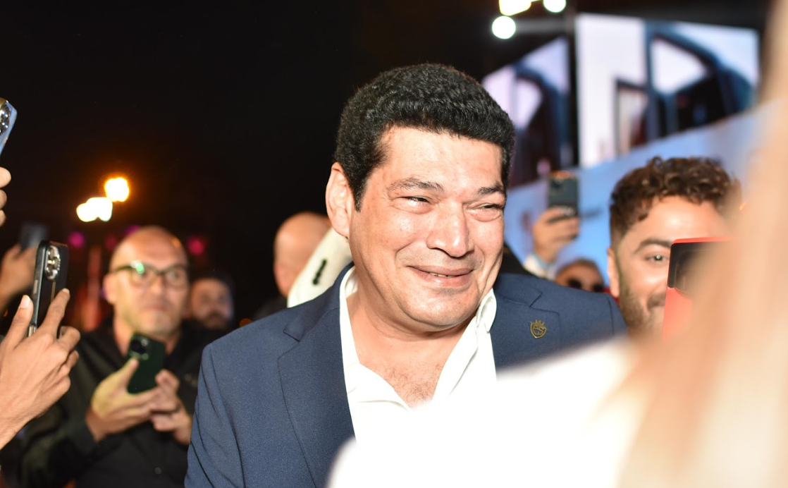 لقطات من العرض الخاص لفيلم ريستارت بطولة تامر حسني 