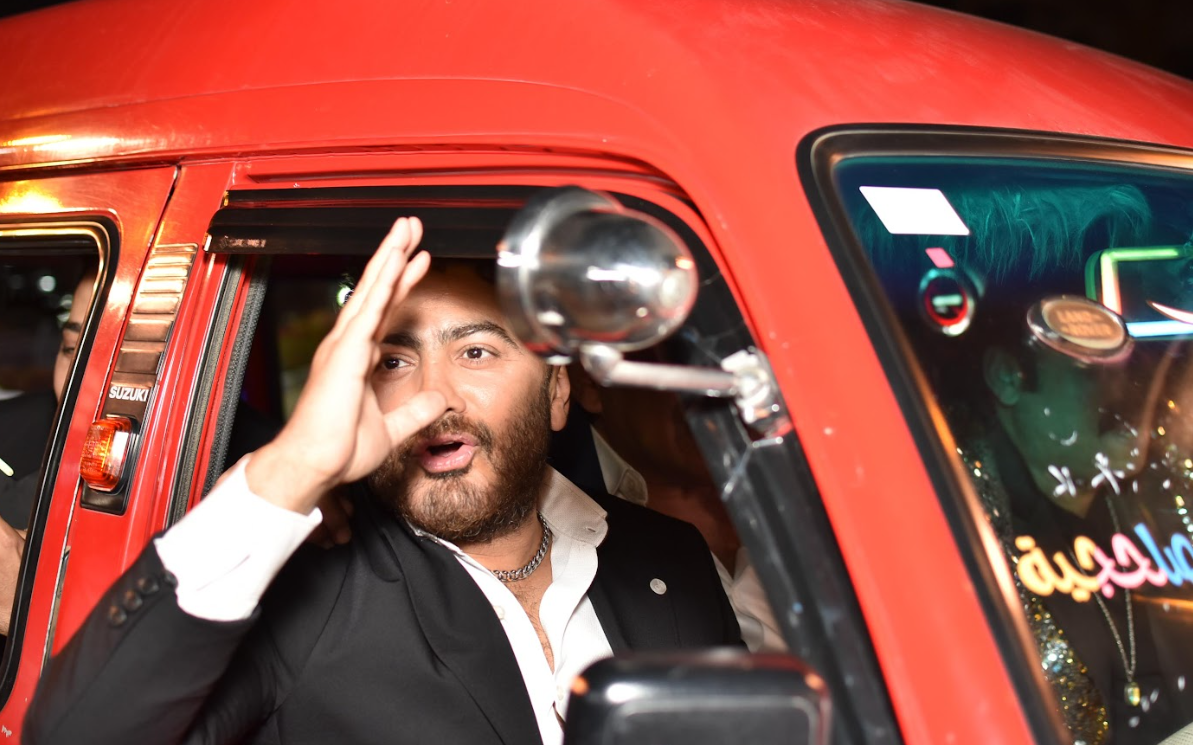 لقطات من العرض الخاص لفيلم ريستارت بطولة تامر حسني 