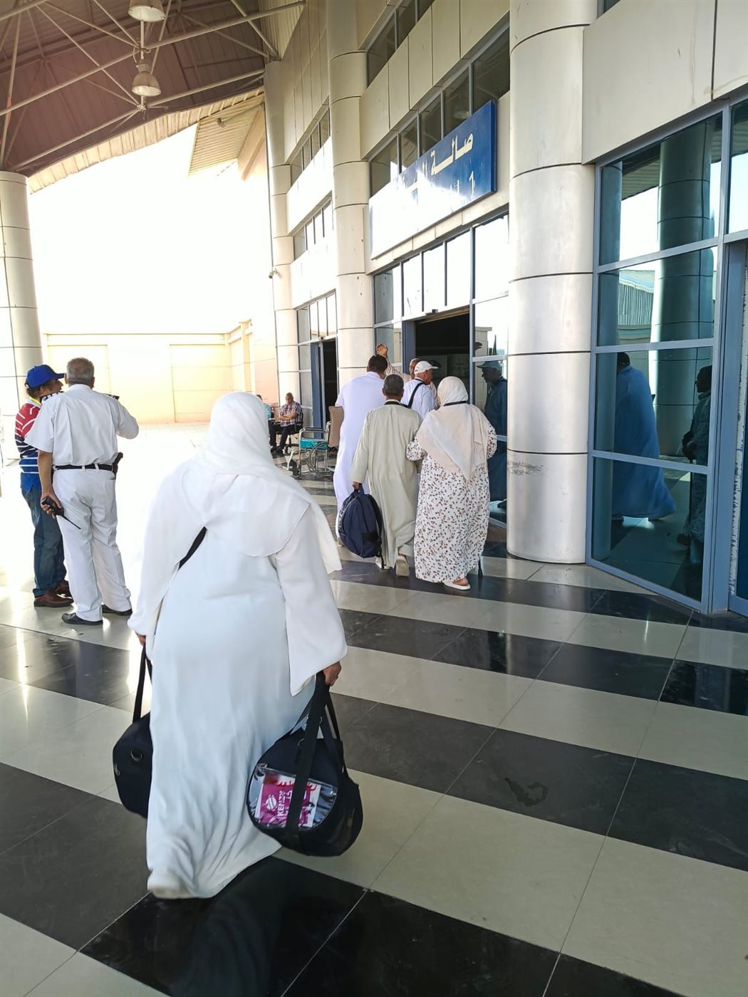 سفر الفوج الثامن من الحجاج  عبر ميناء نويبع 