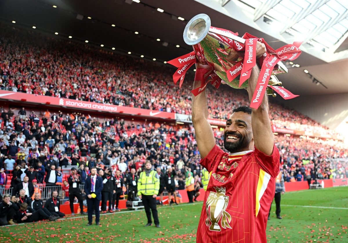 محمد صلاح ودرع الدوري الإنجليزي