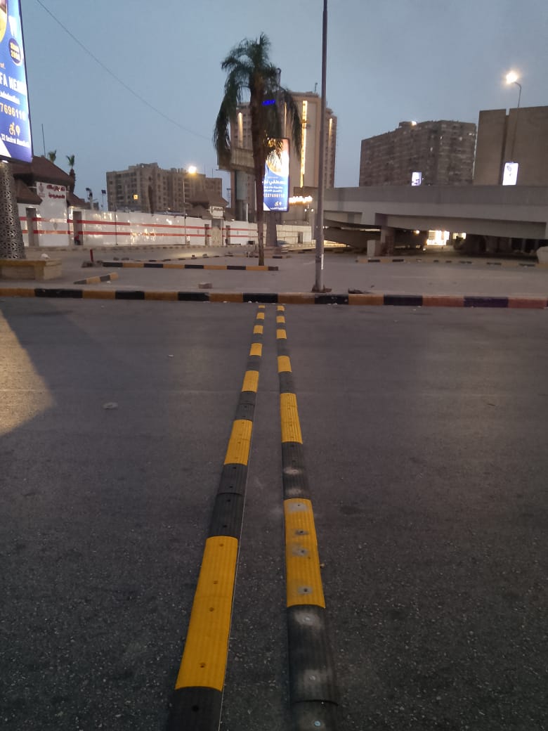 مطبّات تهدئة بعدد من النقاط بشارع جامعة الدول العربية