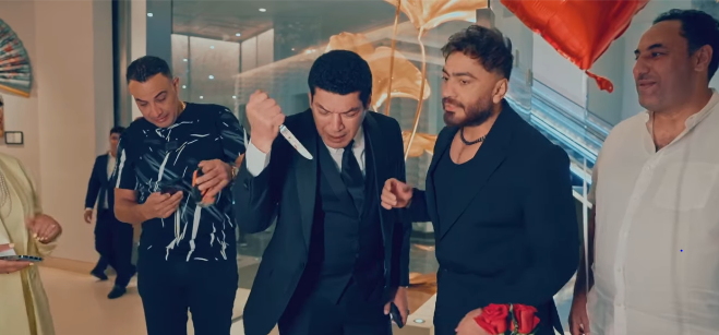 تامر حسني يحتفل بعيد ميلاد باسم سمرة