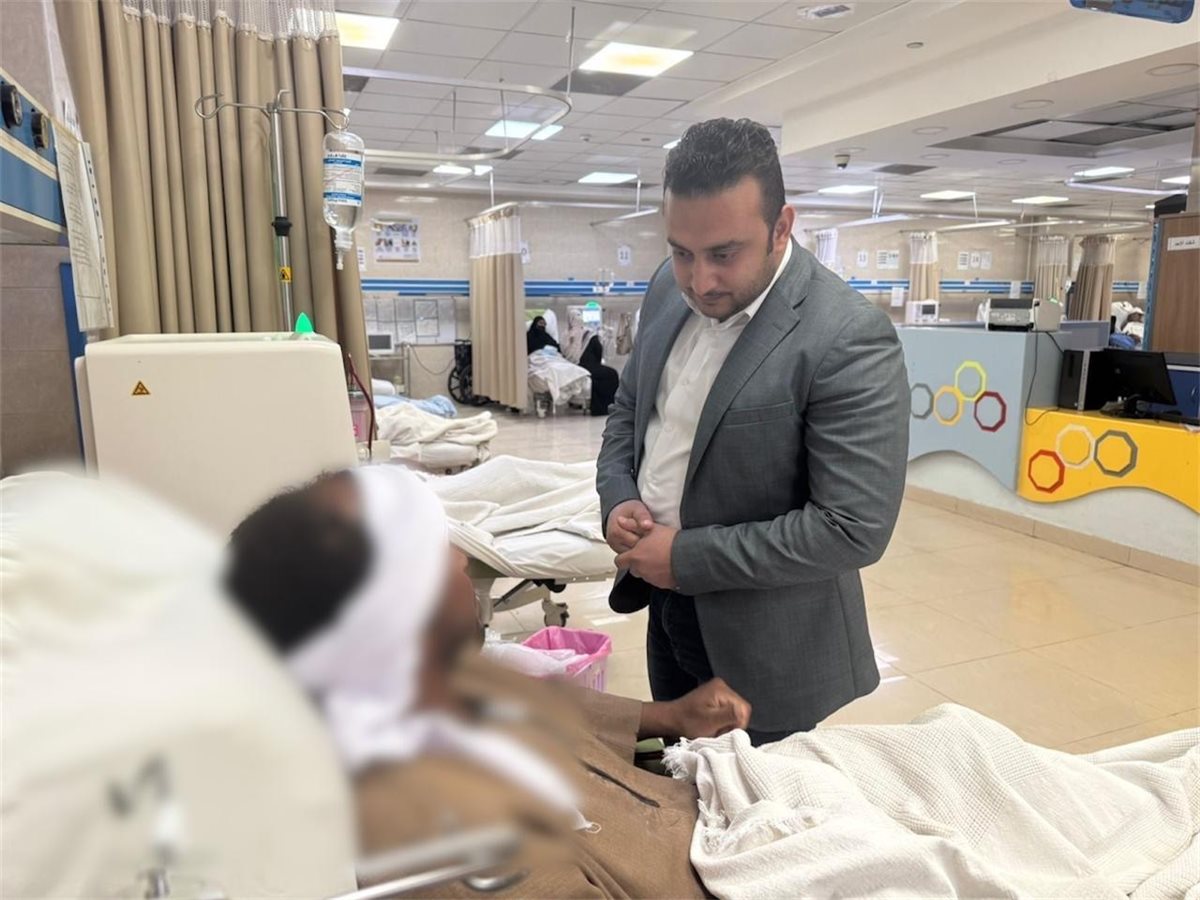 جولات تفقدية لمدير هيئة الرعاية الصحية