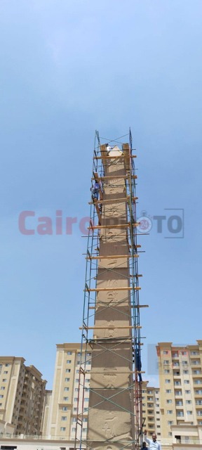 ترميم وصيانة مسلة المطرية