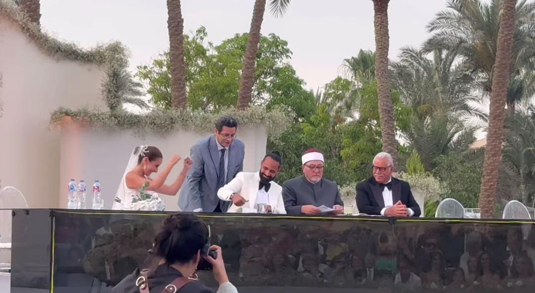 حفل زفاف أمينة خليل