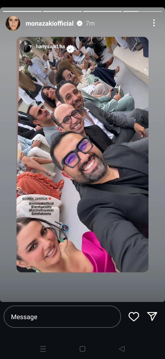 حضور فني كثيف في حفل زفاف أمينة خليل والمصور أحمد زعتر | صور