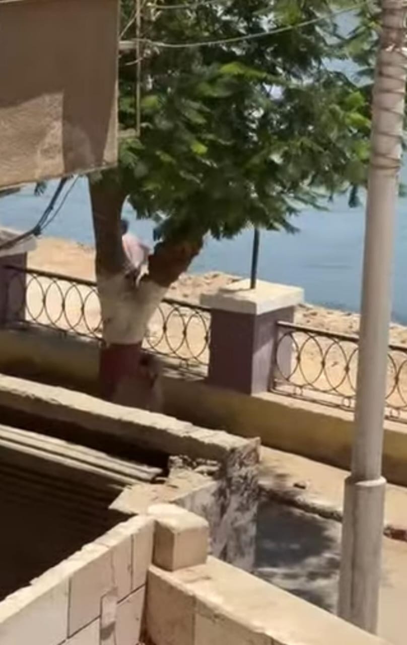 جانب من أعمال التعدي على نيل المراغة