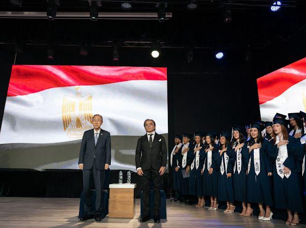 جانب من حفل تخرج المدرسة البريطانية الدولية بالقاهرة