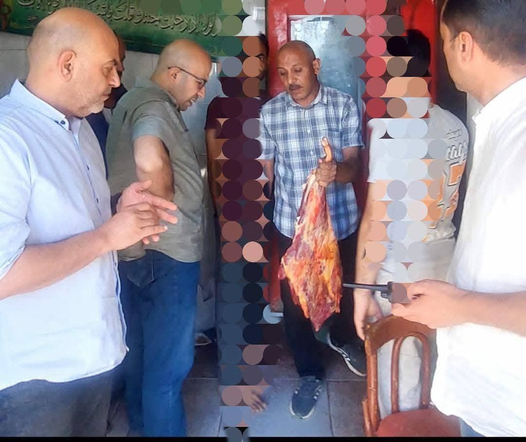 اللحوم الفاسدة المضبوطة