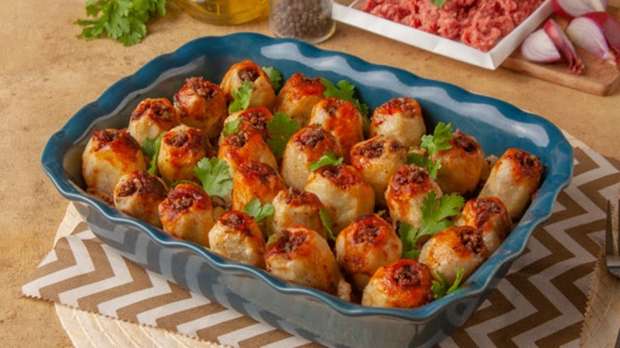 بطاطس باللحمة المفرومة