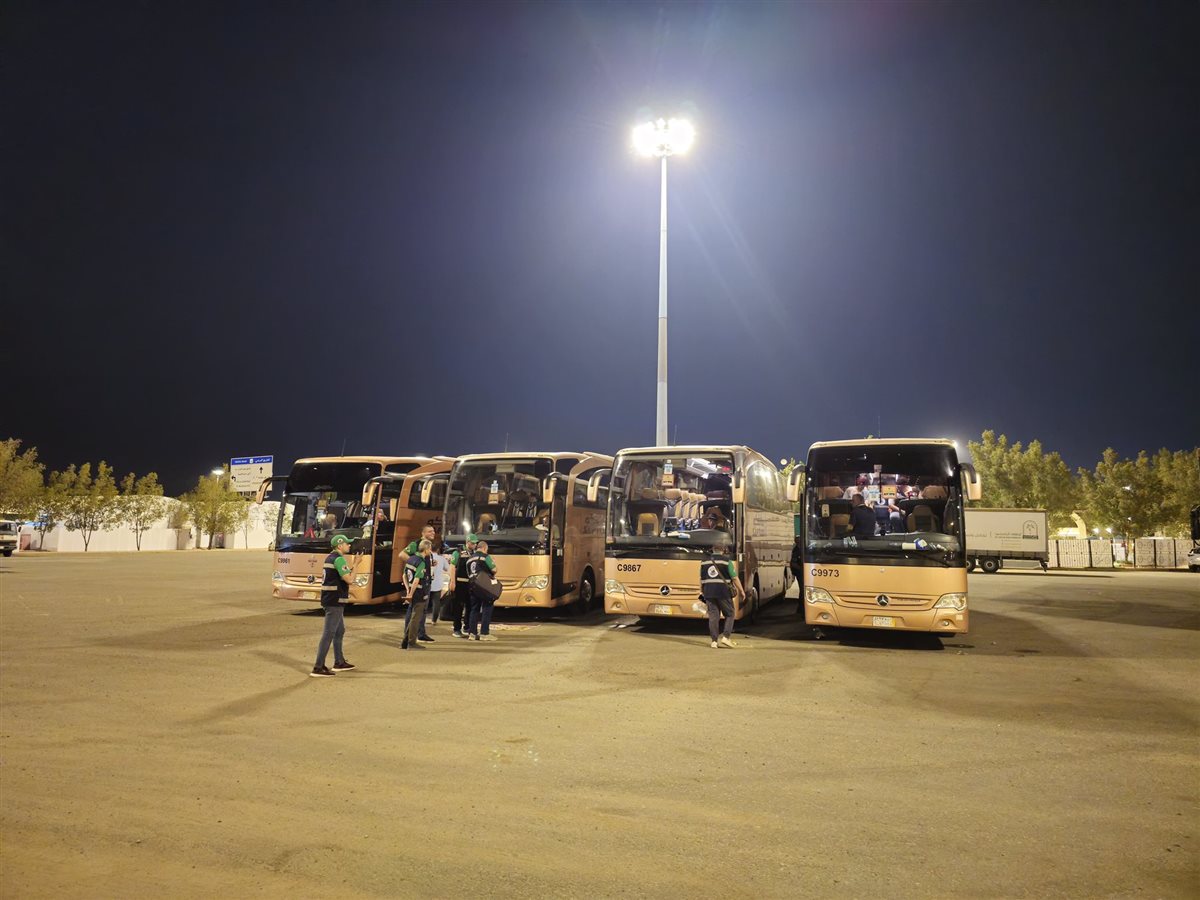 استلام 283 حافلة مطابقة للمواصفات الفنية استعدادًا لتصعيد الحجاج إلى عرفات
