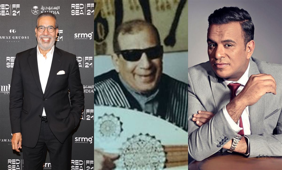 محمود الليثي وسيد مكاوي ومدحت العدل