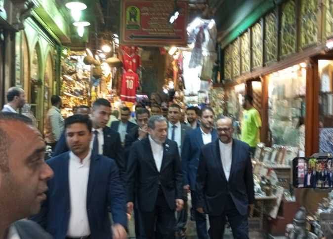 وزير خارجية إيران في خان الخليلي والحسين