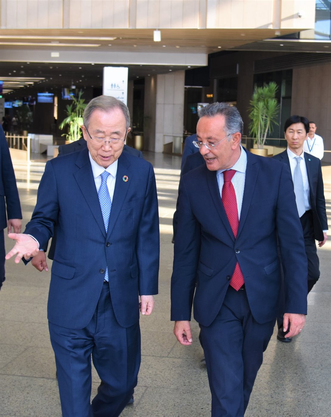 جانب من الزيارة