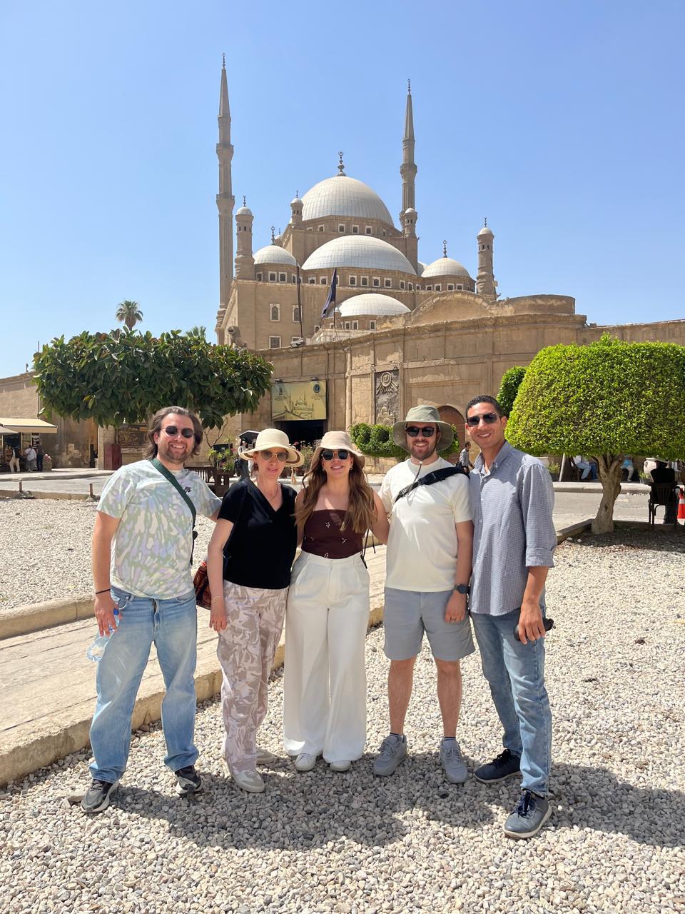 الوفد في زيارة قلعة صلاح الدين الأيوبي