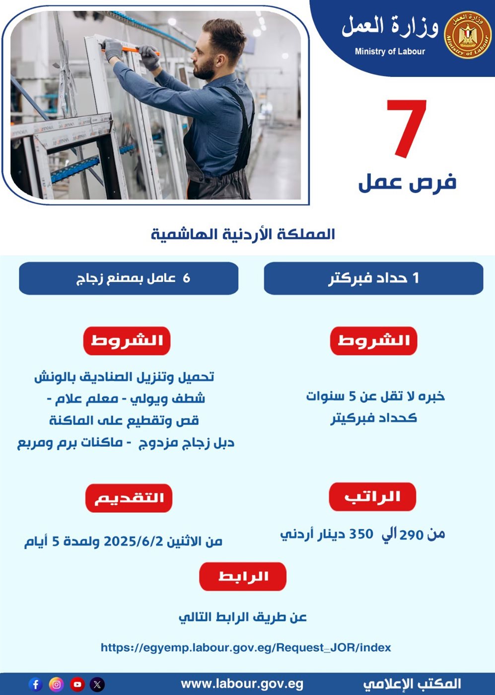 وظائف خالية في الأردن