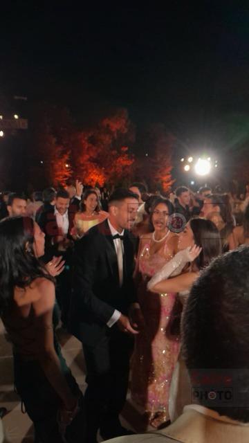 <strong>مصطفى محمد على رأس الحضور في حفل زفاف طاهر محمد طاهر</strong>