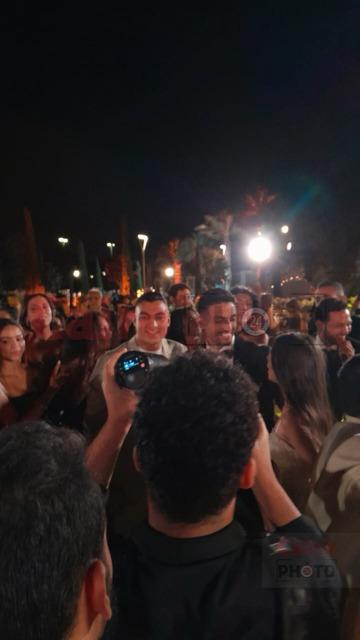 <strong>مصطفى محمد على رأس الحضور في حفل زفاف طاهر محمد طاهر</strong>