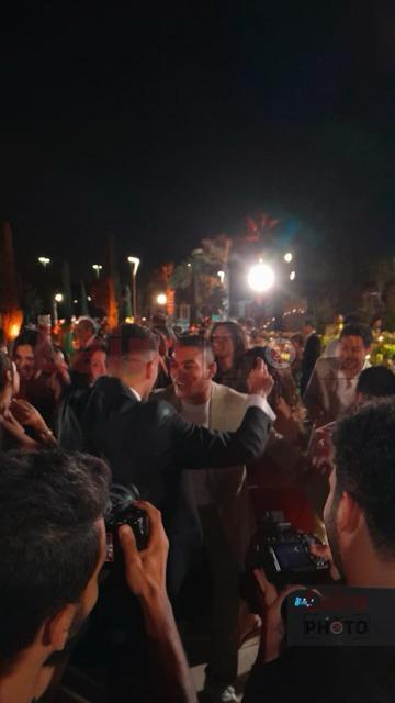 <strong>مصطفى محمد على رأس الحضور في حفل زفاف طاهر محمد طاهر</strong>