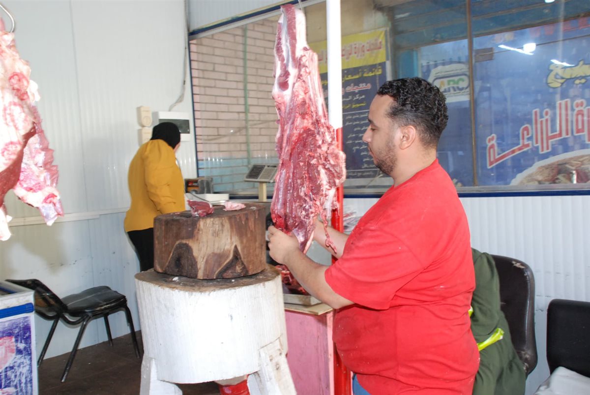 إقبال كبير من المواطنين على منافذ وزارة الزراعة لشراء اللحوم