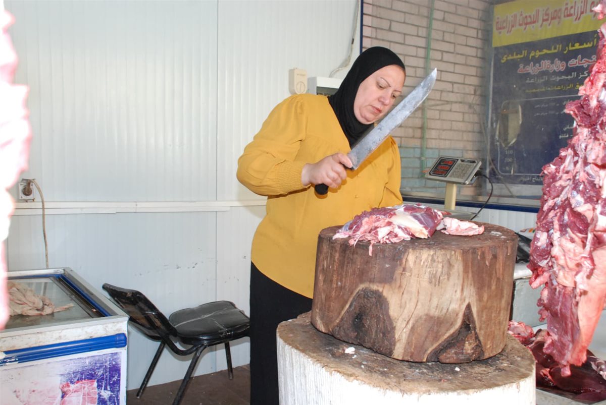 إقبال كبير من المواطنين على منافذ وزارة الزراعة لشراء اللحوم
