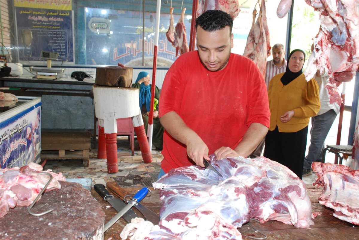 إقبال كبير من المواطنين على منافذ وزارة الزراعة لشراء اللحوم