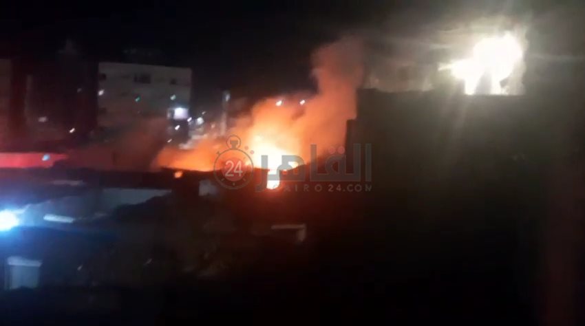 جانب من الحريق 